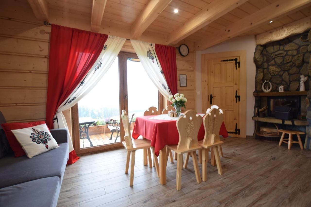 Witowianskie Domki Z Kominkiem, Jacuzzi I Sauna Dzianisz Εξωτερικό φωτογραφία