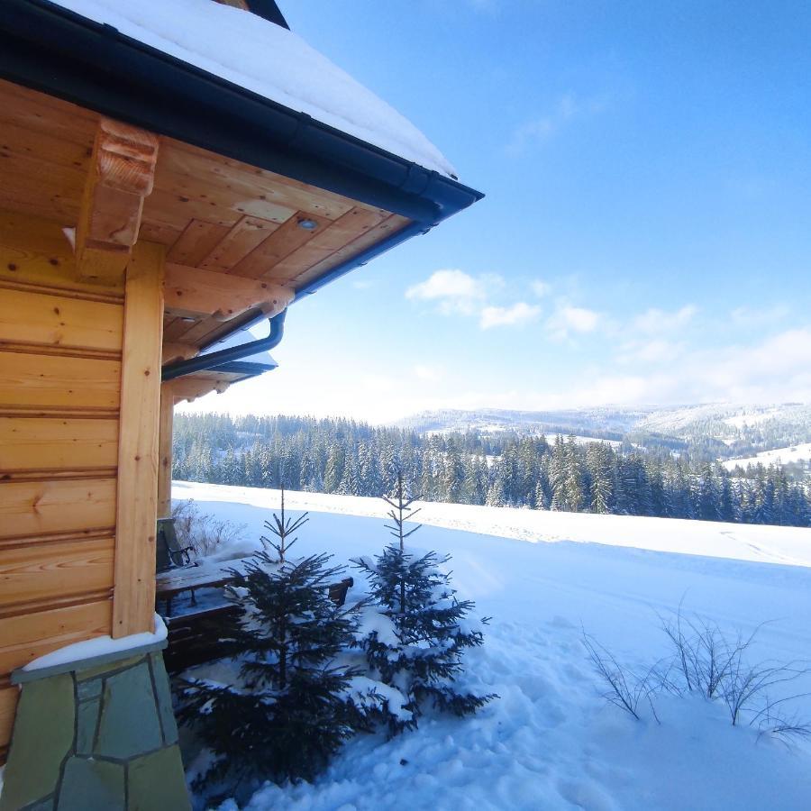 Witowianskie Domki Z Kominkiem, Jacuzzi I Sauna Dzianisz Εξωτερικό φωτογραφία