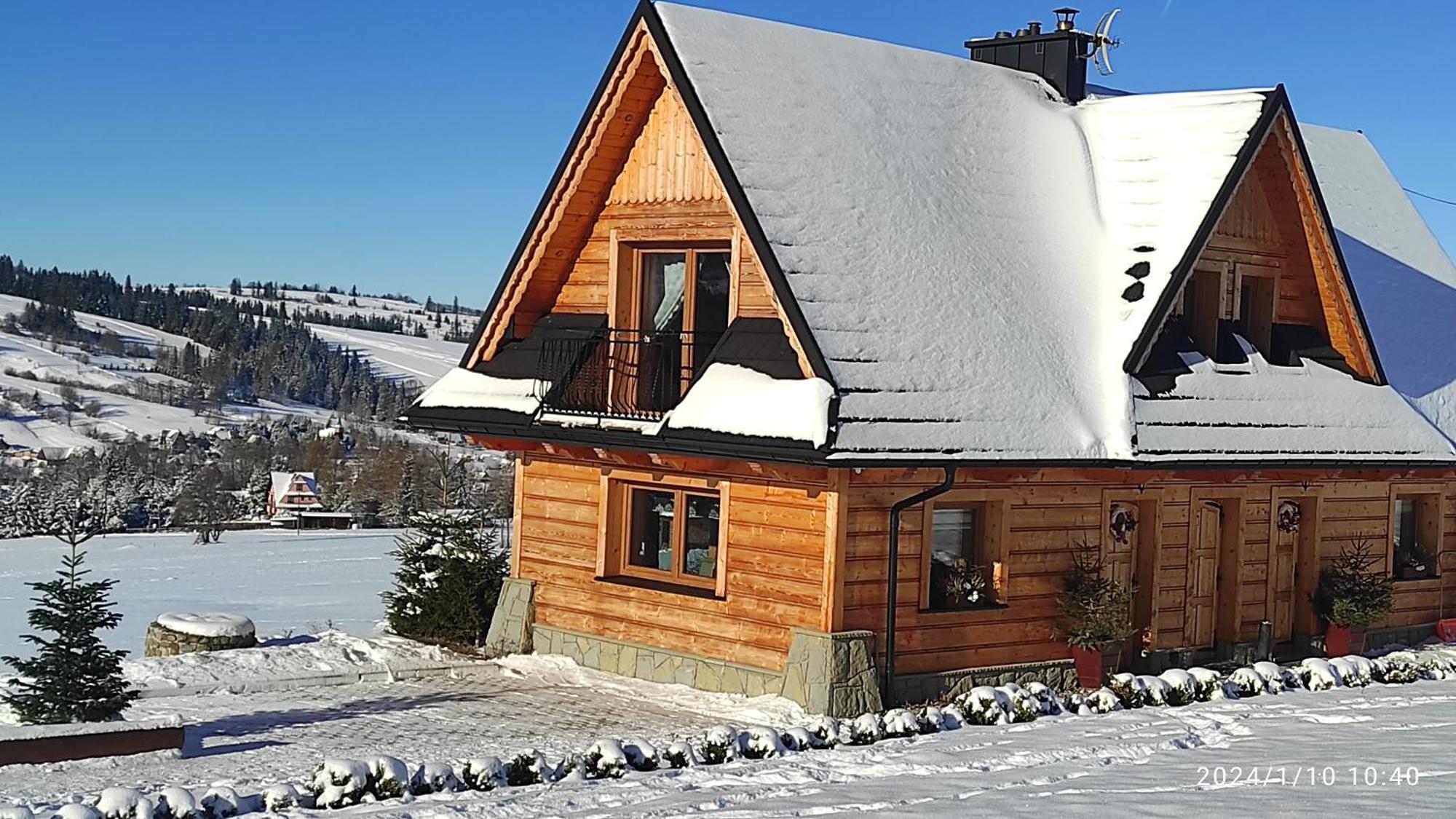 Witowianskie Domki Z Kominkiem, Jacuzzi I Sauna Dzianisz Εξωτερικό φωτογραφία